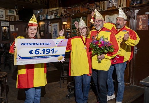 Uitreiking Vriendenloterij 11-05-2026